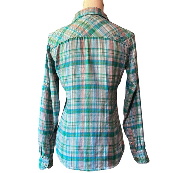 Marmot Multicolor Plaid Women’s Shirt Size Small - Picture 3 of 13